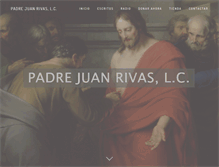 Tablet Screenshot of padrejuanrivas.com